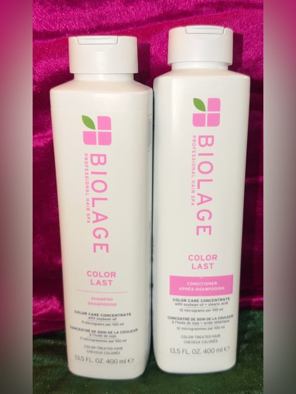 Biolage Color Last Shampoo & Conditioner Set - Pink/White